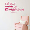Colossians 3 Bible Verse Wall Decal