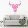 Cow Aztec Skull Wall Decal Design - Vinyl Decoration for Bedroom, Playroom or Home Decor