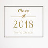 Customized Graduation Vinyl Wall Decal for High School, College, or University Graduate - Personalized with Name and Graduation Class Year