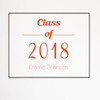 Customized Graduation Vinyl Wall Decal for High School, College, or University Graduate - Personalized with Name and Graduation Class Year