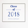Customized Graduation Vinyl Wall Decal for High School, College, or University Graduate - Personalized with Name and Graduation Class Year