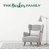 Custom Family Name Wall Decal