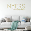 Custom Family Name Wall Decal