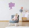 Personalized Girls Silhouette Princess Crown with Name