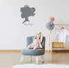 Personalized Girls Silhouette Princess Crown with Name