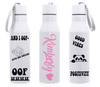 Personalized Name and Fun Vinyl Sticker Decals for Water Bottles or Laptops