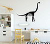 Dinosaur Wall Decals - Long Neck Bones - Personalized Brontosaurus Vinyl Wall Decoration For Children's Room Playroom, Preschool or Classroom Decor