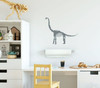 Dinosaur Wall Decals - Long Neck Bones - Personalized Brontosaurus Vinyl Wall Decoration For Children's Room Playroom, Preschool or Classroom Decor