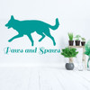 Dog Wall Decals - German Shepherd - Dog Lover Gifts - Dog Decor - Vinyl Wall Decor