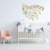 Dreamcatcher Wall Decal - Nursery Vinyl Decoration for Children Bedroom, Playroom or Study Area