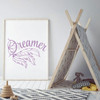 Dreamcatcher Wall Decal - Nursery Vinyl Decoration for Children Bedroom, Playroom or Study Area