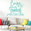 Family Wall Decal ' 'Love Grows Best in Chaos' - Vinyl Sticker Art Decor for Living Room, Bedroom, Entryway or Home Decor