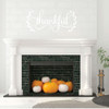 Family Wall Decor - Thankful Sign -Vinyl Home Decal - Living Room or Bedroom Decoration