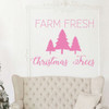 Farm Fresh Christmas Trees Wall Decal Decor - Holiday Vinyl Stickers for Living Room or Home Decoration