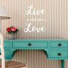 Farmhouse Wall Decor For Bedroom, Living Room or Family Room Decor - Live What You Love