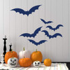 Flying Bat Silhouettes Halloween Decorations