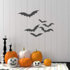 Flying Bat Silhouettes Halloween Decorations