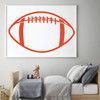 Football Personalized Wall Decal for Boys Bedroom Decor, Playroom or Game Room Decoration