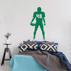 Football Player Wall Decal - Vinyl Art Sticker for Boy's Bedroom Decor, Playroom or Game Room Decoration