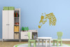 Giraffe Wall Decal Home Decor - Safari Vinyl Sticker - Zoo Animal Decoration