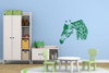 Giraffe Wall Decal Home Decor - Safari Vinyl Sticker - Zoo Animal Decoration