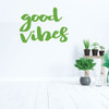 Good Vibes Wall Decal - Inspirational Vinyl Quotes For Bedroom Decor, Living Room, Dorm or Home Decoration