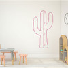 Growth Chart Wall Decal - Cactus Decor - Children Decoration For Bedroom, Playroom Or Nursery