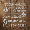 Halloween Decor - Halloween Poem Vinyl Wall Decal - Witches, Jack-O-Lanterns, Trick or Treat - Fun Halloween Decorations for the Home, Office, or Classroom