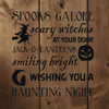 Halloween Decor - Halloween Poem Vinyl Wall Decal - Witches, Jack-O-Lanterns, Trick or Treat - Fun Halloween Decorations for the Home, Office, or Classroom