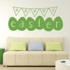 Happy Easter Banner, Vinyl Wall Art, Easter Wall Decals for Preschools, Libraries, Church Nurseries, and Home Decor