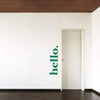 Hello Wall Decor - Vinyl Lettering for Door, Window