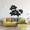 Hibiscus Flower Decals - Vinyl Wall or Window Designs - Available in Large Sizes & Black, White, Pink 25 Bright Colors