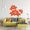 Hibiscus Flower Decals - Vinyl Wall or Window Designs - Available in Large Sizes & Black, White, Pink 25 Bright Colors