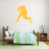 Hockey Player Wall Decal - Vinyl Decor For Teen, Boy's Bedroom or Playroom - Sports Decorations