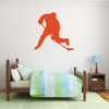 Hockey Player Wall Decal - Vinyl Decor For Teen, Boy's Bedroom or Playroom - Sports Decorations
