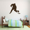 Hockey Player Wall Decal - Vinyl Decor For Teen, Boy's Bedroom or Playroom - Sports Decorations