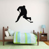 Hockey Player Wall Decal - Vinyl Decor For Teen, Boy's Bedroom or Playroom - Sports Decorations