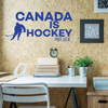 Hockey Stick Wall Decal - Canada Is Hockey - Mike Weir - Vinyl Decor For Bedroom, Playroom Or Game Room - Sports Decorations