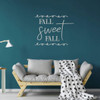 Home Autumn Wall Decal - 'Fall Sweet Fall'- Vinyl Decor for Living Room, Entryway, Family Room or Home Decoration