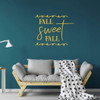 Home Autumn Wall Decal - 'Fall Sweet Fall'- Vinyl Decor for Living Room, Entryway, Family Room or Home Decoration