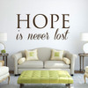 Hope Decal Vinyl Wall Decor - Motivational Lettering Decoration for Home, Office, Bedroom, Living Room