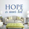 Hope Decal Vinyl Wall Decor - Motivational Lettering Decoration for Home, Office, Bedroom, Living Room