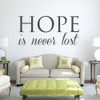 Hope Decal Vinyl Wall Decor - Motivational Lettering Decoration for Home, Office, Bedroom, Living Room