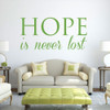 Hope Decal Vinyl Wall Decor - Motivational Lettering Decoration for Home, Office, Bedroom, Living Room