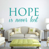Hope Decal Vinyl Wall Decor - Motivational Lettering Decoration for Home, Office, Bedroom, Living Room