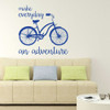 Inspirational Quote Make Everyday An Adventure Vinyl Wall Decal For the Home, Office, or Classroom