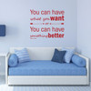 Inspirational Quote Vinyl Wall Decal About Delayed Gratification and Goal Setting Jeffrey R. Holland Home Decor Sticker