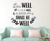 Inspirational Quote Wall Decal