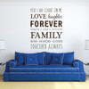 Inspirational You Can Count On Me Love Laughter Forever Tears Joy Sorrow Family Hugs Cuddles Kisses Together Always Motivational Vinyl Wall Decal For the Home, Office, or Classroom