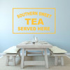 Kitchen Wall Sign - Southern Sweet Tea Served Here - Farmhouse Style Kitchen Decoration and Wall Decor